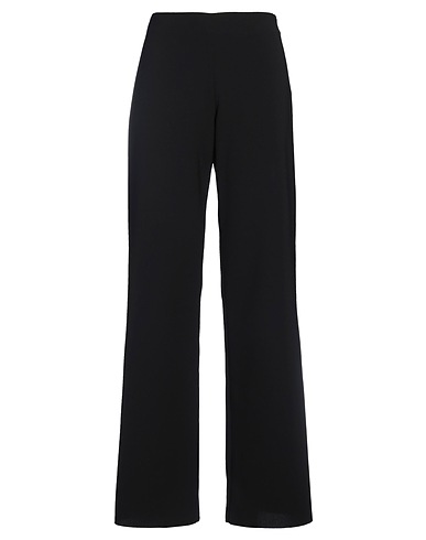 BOTONDI COUTURE Casual trouser Black 92% Polyester, 8% Elastane