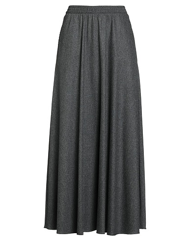 EMPORIO ARMANI Long skirt Charcoal 90% Virgin Wool, 8% Cashmere, 2% Elastane