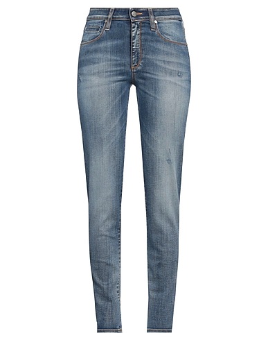 LATINO' Denim trousers Blue 93% Cotton, 5% Polybutylene, 2% Elastane