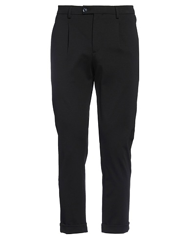 YAN SIMMON Casual trouser Black 65% Cotton, 30% Polyamide, 5% Elastane