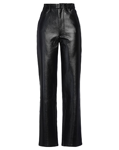 ROTATE BIRGER CHRISTENSEN Casual trouser Black 100% Viscose, Polyurethane