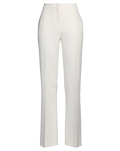 MOSCHINO Casual trouser COUTURE White 63% Viscose, 35% Wool, 2% Elastane