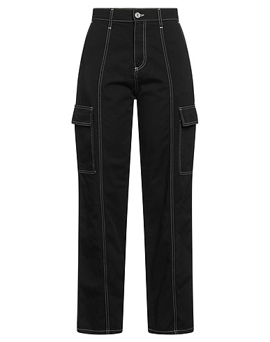 PHILOSOPHY di LORENZO SERAFINI Casual pants Black 100% Cotton