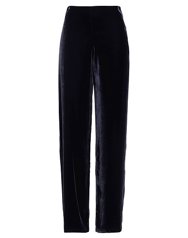 BOTONDI COUTURE Casual trouser Midnight blue 82% Viscose, 18% Silk
