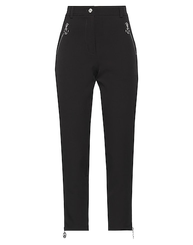 MOSCHINO JEANS Casual trouser Black 90% Polyester, 10% Elastane