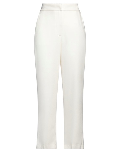 MVP WARDROBE Hosen Cremeweiß 70% Viskose, 30% Wolle