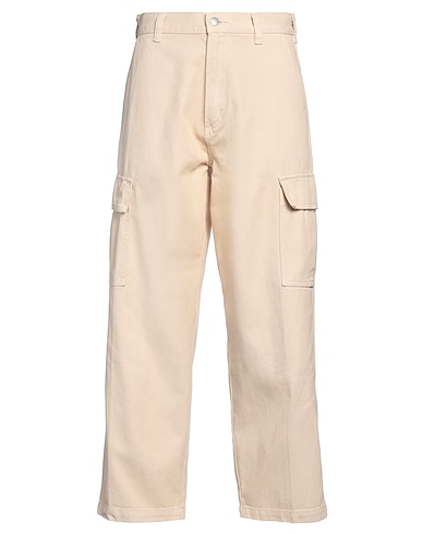 OBEY Denim trousers Beige 100% Cotton