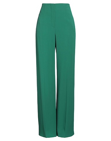 ALBERTA FERRETTI Casual trouser Green 74% Acetate, 26% Viscose