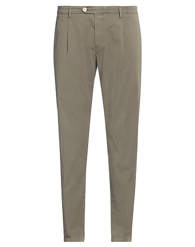 YAN SIMMON Pantalone Verde militare 67% Cotone, 30% Poliestere, 3% Elastan