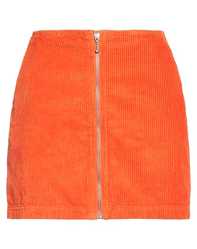 OBEY Mini skirt Orange 100% Cotton