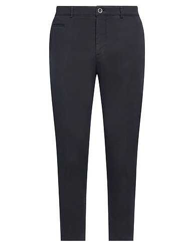 PESERICO Casual pants Midnight blue 98% Cotton, 2% Elastane