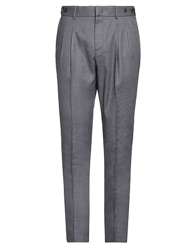 PESERICO Casual trouser Grey 55% Linen, 45% Virgin Wool