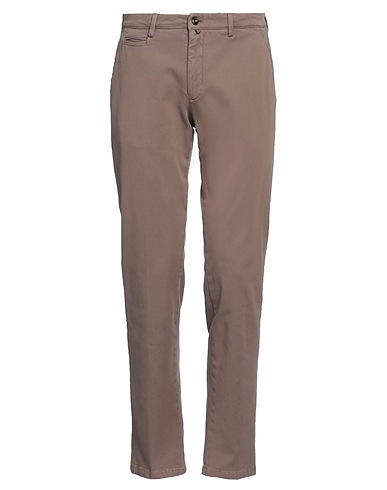 BRIGLIA 1949 Casual pants Khaki 97% Cotton, 3% Elastane