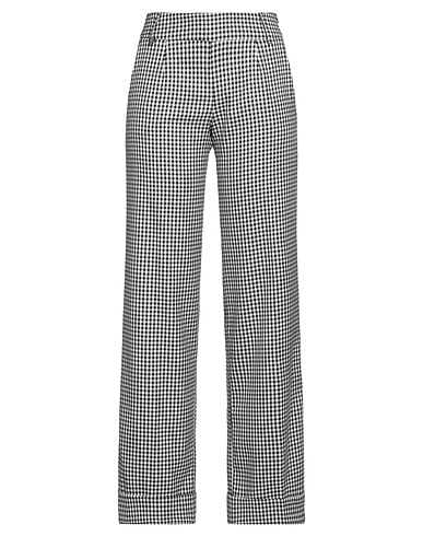 MAISON LAVINIATURRA Casual trouser Black 89% Virgin Wool, 9% Polyamide, 2% Elastane