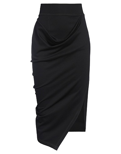 JW ANDERSON Midi skirt Black 85% Viscose, 14% Polyamide, 1% Polyethylene