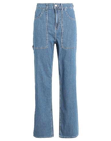 ONLY Denim trousers Blue 98% Cotton, 2% Elastane