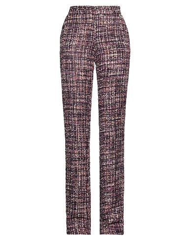 GAëLLE Paris Casual pants Purple 80% Polyester, 15% Viscose, 5% Acrylic