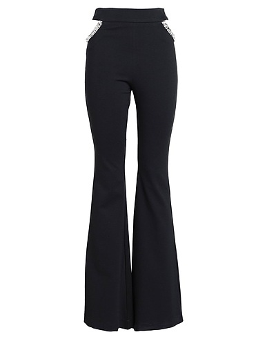 GAëLLE Paris Casual trouser NOIR Black 65% Viscose, 30% Polyamide, 5% Elastane