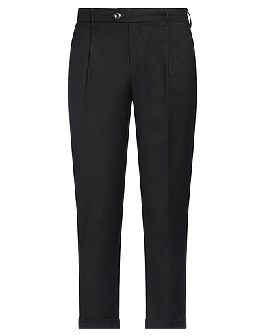 OAKS Casual pants Black 54% Polyester, 44% Virgin Wool, 2% Elastane