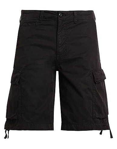 JACK & JONES Shorts & Bermuda Black 100% Cotton