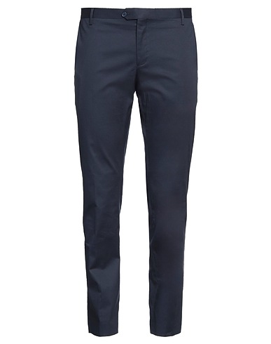 VIACARACCIOLO Casual trouser Blue 98% Cotton, 2% Elastane