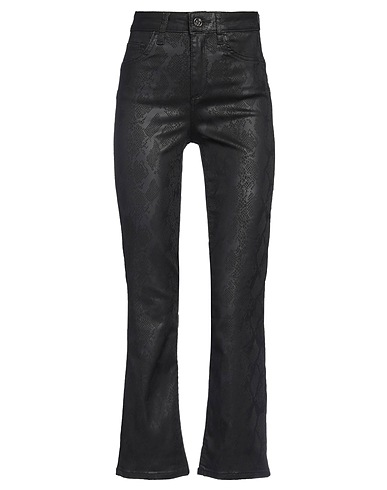 LIU •JO Casual trouser Black 68% Cotton, 29% Polyester, 3% Elastane