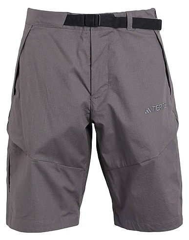 ADIDAS Shorts & Bermuda XPLORIC SHORT Lead 98% Cotton, 2% Elastane