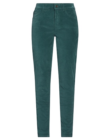 LIU •JO Casual trouser Green 97% Cotton, 3% Elastane