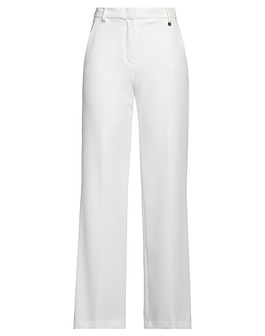 LIU •JO Pantalone Bianco 89% Poliestere, 11% Elastan