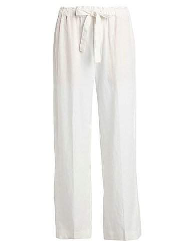 POLO RALPH LAUREN Casual pants Off white 100% Linen
