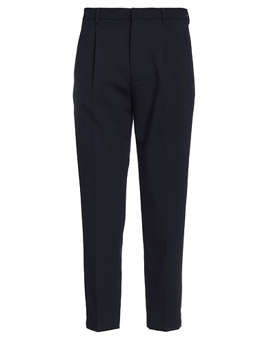 EMPORIO ARMANI Casual trouser Midnight blue 72% Polyester, 21% Viscose, 7% Elastane