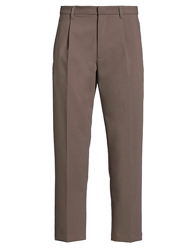 EMPORIO ARMANI Casual trouser Taupe 72% Polyester, 21% Viscose, 7% Elastane
