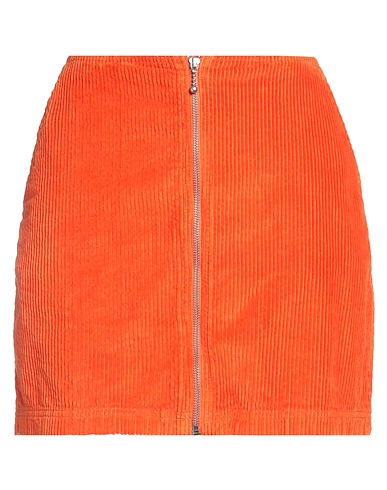 OBEY Mini skirt Orange 100% Cotton