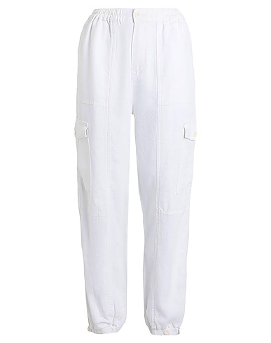 LAUREN RALPH LAUREN Pantalone Off white 100% Lino