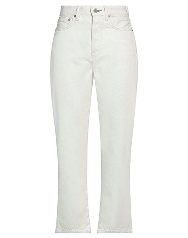 ACNE STUDIOS Denim trousers Beige 100% Cotton