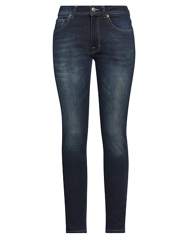 FRED MELLO Denim trousers Blue 98% Cotton, 2% Elastane