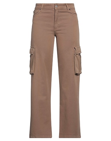 DOUUOD Casual trouser Brown 98% Cotton, 2% Elastane