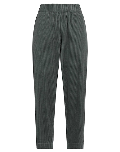 LABORATORIO Casual trouser Dark green 100% Cotton