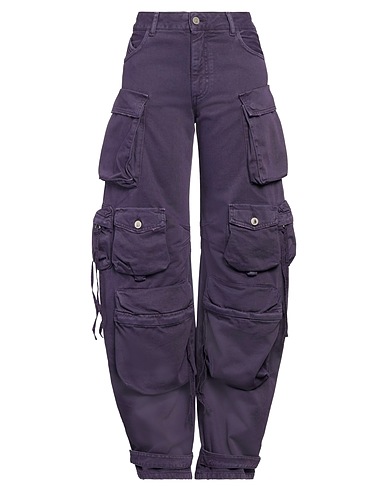 THE ATTICO Denim pants Purple 100% Cotton