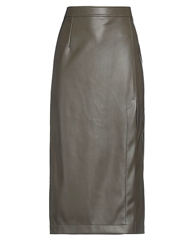 JIJIL Midi skirt 100% Polyester, Polyurethane coated