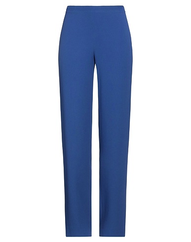 BOTONDI COUTURE Casual trouser Blue 79% Acrylic, 21% Viscose