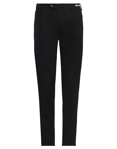 L.B.M. 1911 Casual pants Black 98% Cotton, 2% Elastane