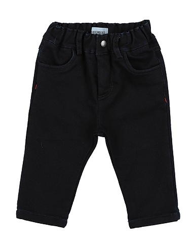 BIKKEMBERGS Denim pants Blue 77% Cotton, 22% Polyester, 1% Elastane