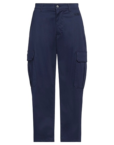 MOSCHINO Casual trouser Blue 96% Cotton, 4% Elastane