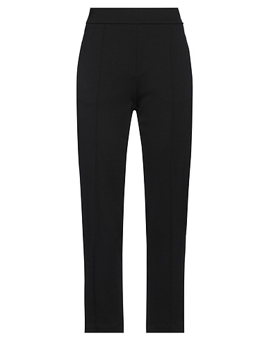 TONET Casual trouser Black 65% Viscose, 30% Polyamide, 5% Elastane