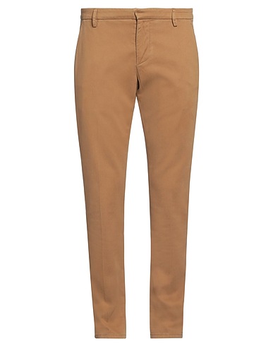 DONDUP Casual trouser Camel 69% Modal, 28% Cotton, 3% Elastane