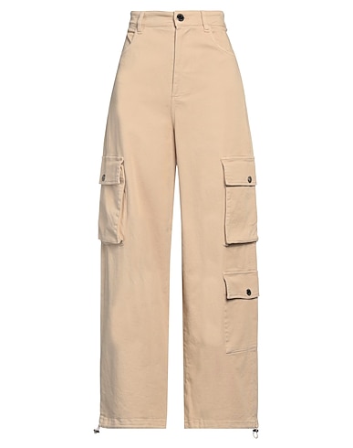 PINKO Denim pants Sand 97% Cotton, 3% Elastane