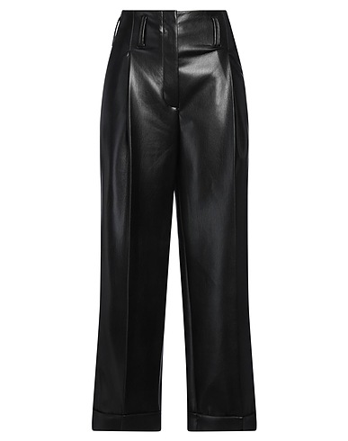 PHILOSOPHY di LORENZO SERAFINI Casual pants Black 100% Polyester, Polyurethane resin