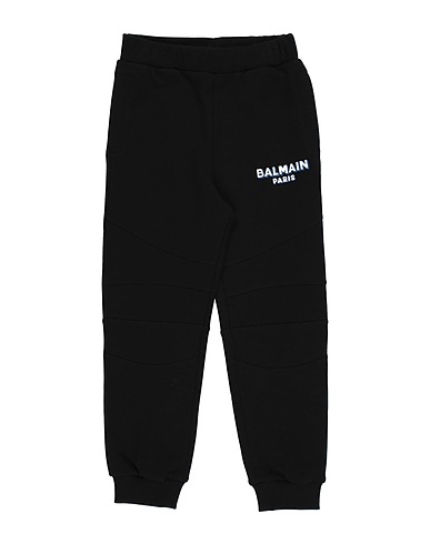 BALMAIN Casual trouser Black 100% Cotton, Elastane