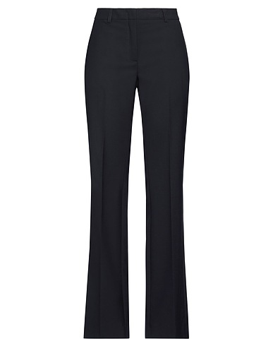 SEMICOUTURE Casual trouser Midnight blue 53% Polyester, 43% Virgin Wool, 4% Elastane